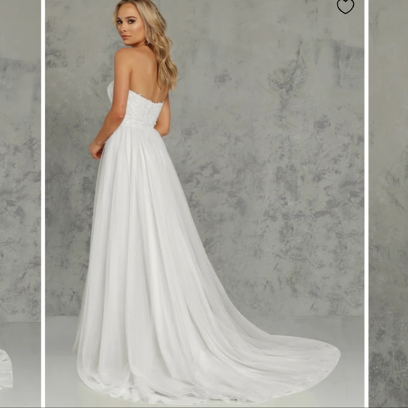 Avery Austin Hadley Wedding Dress Size 16 - Picture 5 of 6